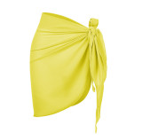 Summer Women Sheer Chiffon Bikini Cover-up Skirt