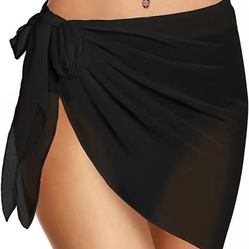Summer Women Sheer Chiffon Bikini Cover-up Skirt