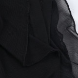 Sexy Halter Neck Bodycon V Neck Slit Bodycon Dress