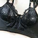 Lace Hollow Lingerie Sexy Two-Piece Bra Pantie Underwear Set for Women
