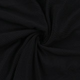 Sexy Halter Neck Bodycon V Neck Slit Bodycon Dress