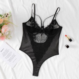 Women Sexy Lingerie Mesh Bodysuit Teddy Lingerie