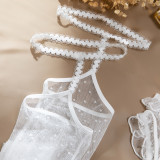 Women Sexy Lingerie Set Lace Embroidered Four-Piece Set