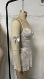 Women White Lace Nightdress Sexy Lingerie