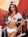 Sexy Lingerie Nurse Cosplay Game Uniform Seduction Set for Women