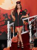 Sexy Lingerie Nurse Role Playing Cosplay Zipper Dress Uniform for Women