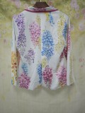 Plus Size Floral Print Fashion Blazer