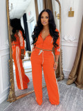 Sports Casual Zipper Jacket and Pants Two Piece Set Tracksuit