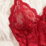 Women Sexy Lingerie Lace Camisole Nightgown