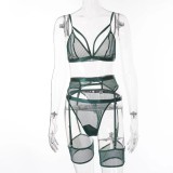 Sexy Lingerie Mesh Three-Piece Sexy Lingerie Set
