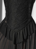 Women Lingerie Sexy Lace Home Slip Long Nightgown