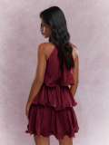 Summer Sleeveless Tulle Ruffle Elegant Layered Dress