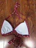 Polka Dot Sexy Fashion Three Piece Swimwear