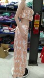 Print Cami Top and High Waist Wide Leg Pants Two Piece Set