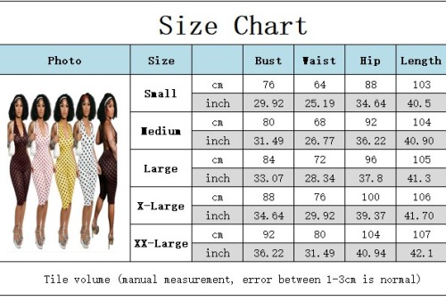 Stylish Polka Dot V-Neck Halter Low Back Slim Rompers