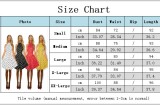 Fashion Polka Dot Halter Low Back Dress