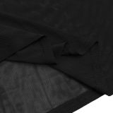 Fashion Solid Mesh Off Shoulder Twist Ruched Maxi Dress