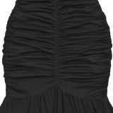 Chic Sexy Off-Shoulder High Slit Maxi Evening Dress