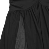 Chic Sexy Off-Shoulder High Slit Maxi Evening Dress