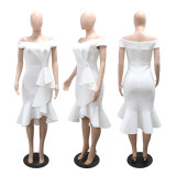 Elegant Off-Shoulder Mermaid Party Dress