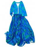 Print Fashion Long Sleeve Maxi Dress
