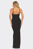 Sexy Strap Rhinestone Long Evening Dress