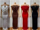 Sexy Off Shoulder Bodycon Maxi Dress