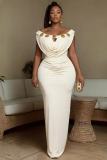 Sexy Off Shoulder Bodycon Maxi Dress