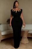 Sexy Off Shoulder Bodycon Maxi Dress