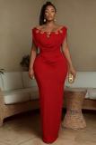 Sexy Off Shoulder Bodycon Maxi Dress