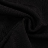 Solid Deep-V Neck Backless Tight Romper
