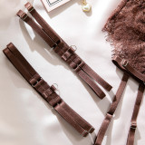 Women See Through Lace Underwired Bra Garter Lingerie Set