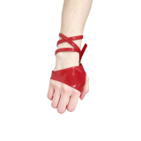 PU Leather Gloves Punk Rivet Chain Street Dance Cosplay Accessories