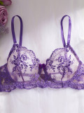Lace See-through Bra Pantie Lingerie Set