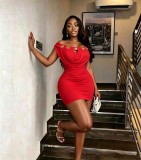 Sexy Solid Bodycon Prom Dress