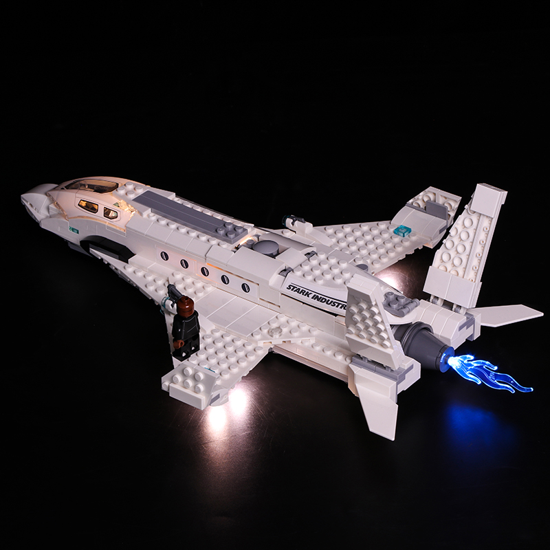 stark jet lego marvel