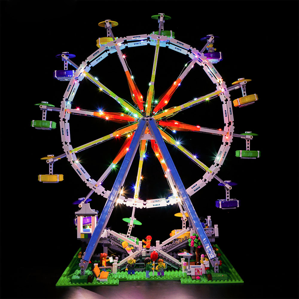 lego ferris wheel lights