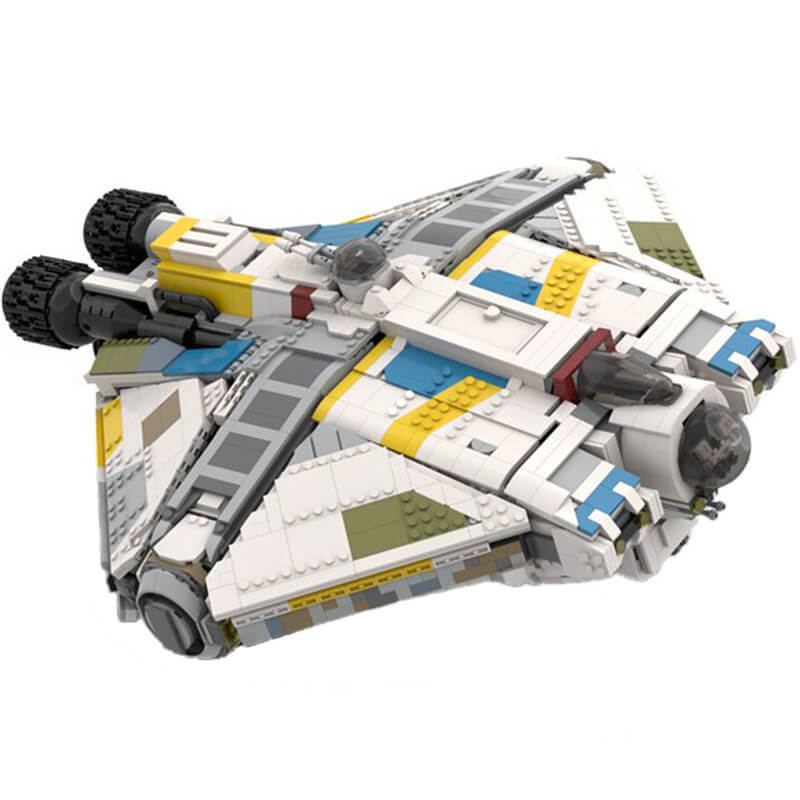 Star Wars Moc The Ghost Vcx 100 Armed Freighter Moc 37032 Vonado Com
