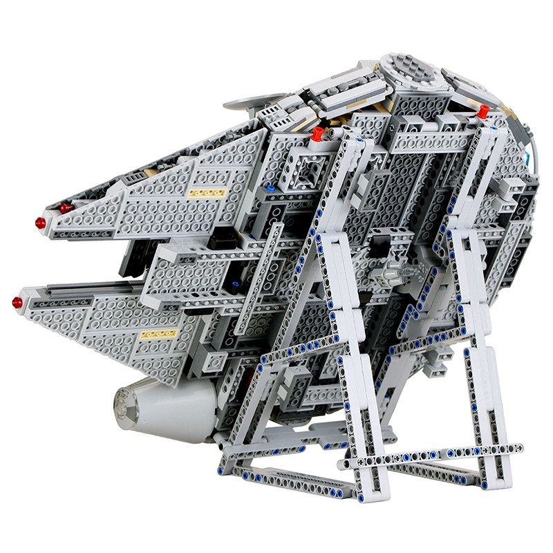 Only Included The Stand Lingxuinfo 134pcs Moc Vertical Stand Bracket Holder Compatible With Lego Millennium Falcon 75257 Building Sets Toys Games