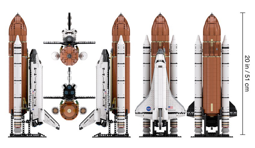 MOC-46228 Space Shuttle (1:110 Scale)