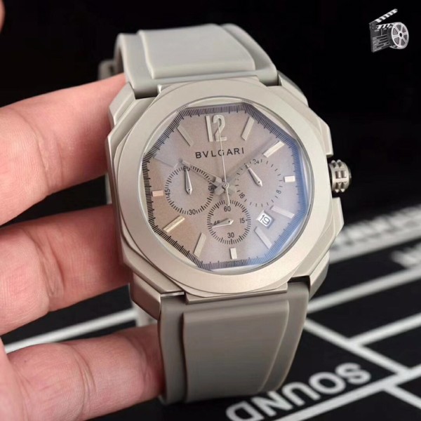 BVLGARI ブルガリ 腕時計 メンズ 42mm 精准6針 クロノグラフ BV-WD440-048