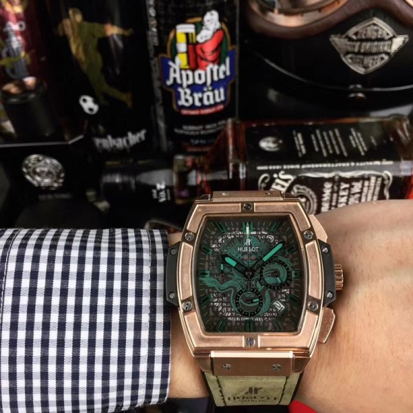 ウブロ（HUBLOT）メンズ クォーツ（日本製） スーパーコピー 腕時計 HU-TSH380-027