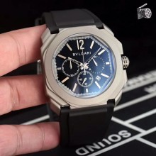 BVLGARI ブルガリ 腕時計 メンズ 42mm 精准6針 クロノグラフ BV-WD440-052
