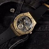 ウブロ（HUBLOT）メンズ 自動巻き 彫りケース スーパーコピー 時計 HU-TSH610-031