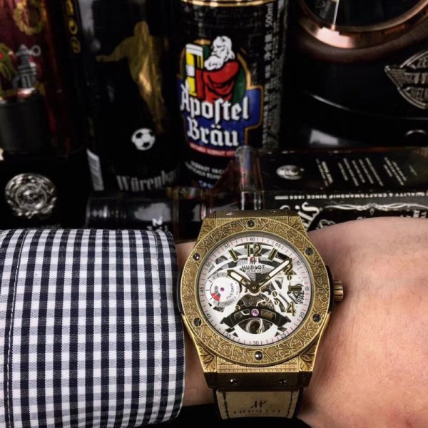 HUBLOT ウブロ 人気商品  メンズ 腕時計 自動巻き 時計通販 実物図 HU-TSH600-003