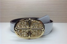 原版皮系列ChromeHearts クロムハーツ 革ベルト メンズベルト Hearts-belt044