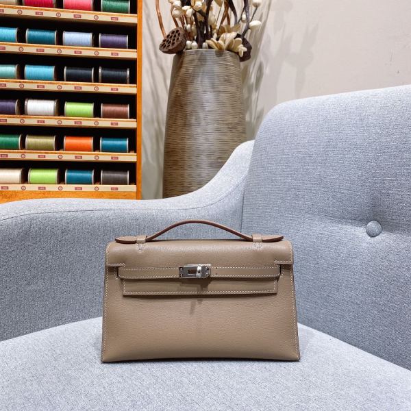 新品 エルメス 手作り 財布 セカンドバッグ MINIKELLY TA2001P-HE-19
