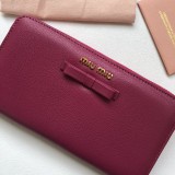 MIUMIU ミュウミュウ 新作 長財布 ラウンドファスナー式財布 BLL-2001P80-MMM003-1