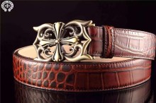 原版皮系列ChromeHearts クロムハーツ 革ベルト メンズベルト Hearts-belt049