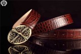 原版皮系列ChromeHearts クロムハーツ 革ベルト メンズベルト Hearts-belt048
